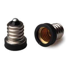 Edison Screw E14 to E12 Lamp Light Socket Adapters Base Converters Edison Screw E14 to E12 Lamp Light Socket Adapters Base Converters